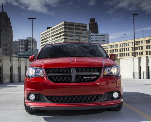 Dodge Grand Caravan 2015 - montréal & laval - exterieur rouge calandre lumière avant