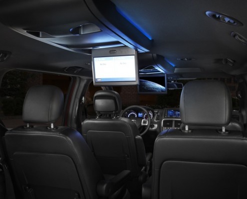 Dodge Grand Caravan 2015 - montréal & laval - interieur console dvd portable